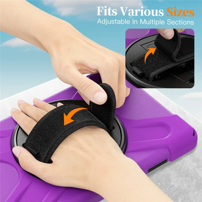 A-One Brand - Galaxy Tab A11 Mobilskal Kickstand Silikon Axelrem