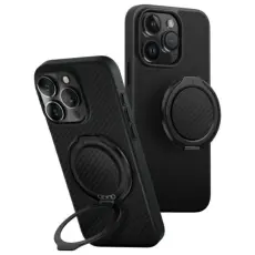 UNIQ - UNIQ iPhone 16 Pro Mobilskal MagSafe Keva Air GripFit - Svart