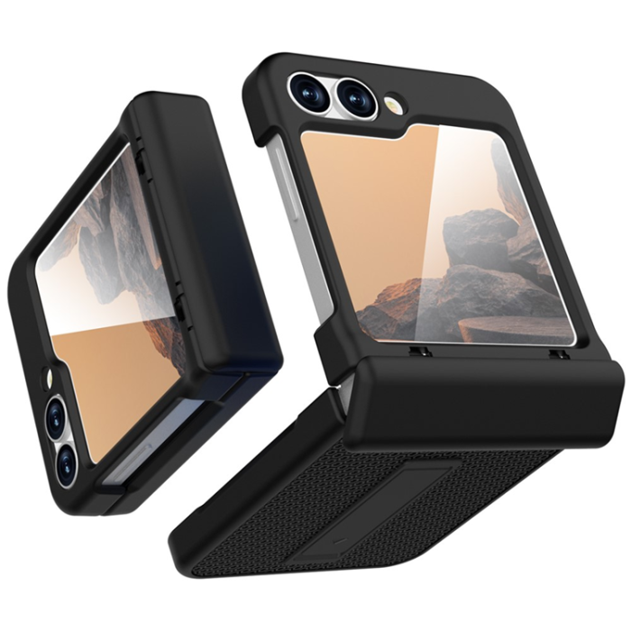 A-One Brand - GW182 Galaxy Z Flip 7 FE/Z Flip 6 Mobilskal - Svart