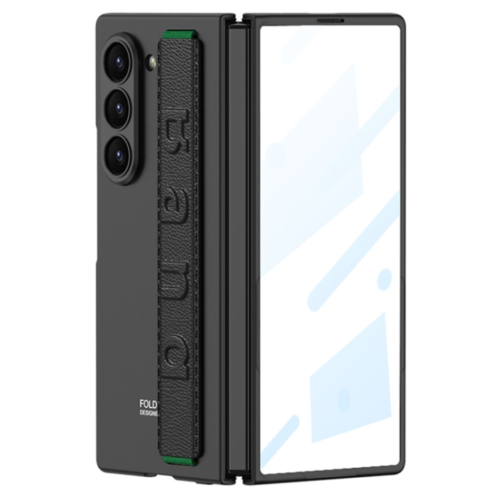 GKK - GKK Galaxy Z Fold 7 Mobilskal Handrem Med Fram Härdat Glas