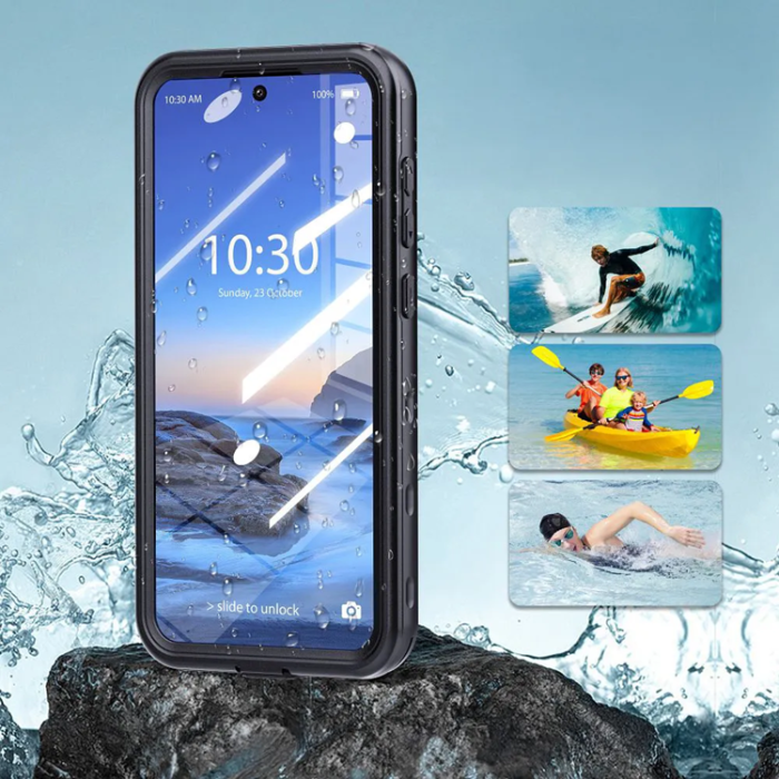 OEM - Shellbox Galaxy A36 Mobilskal GT Vattentät - Svart