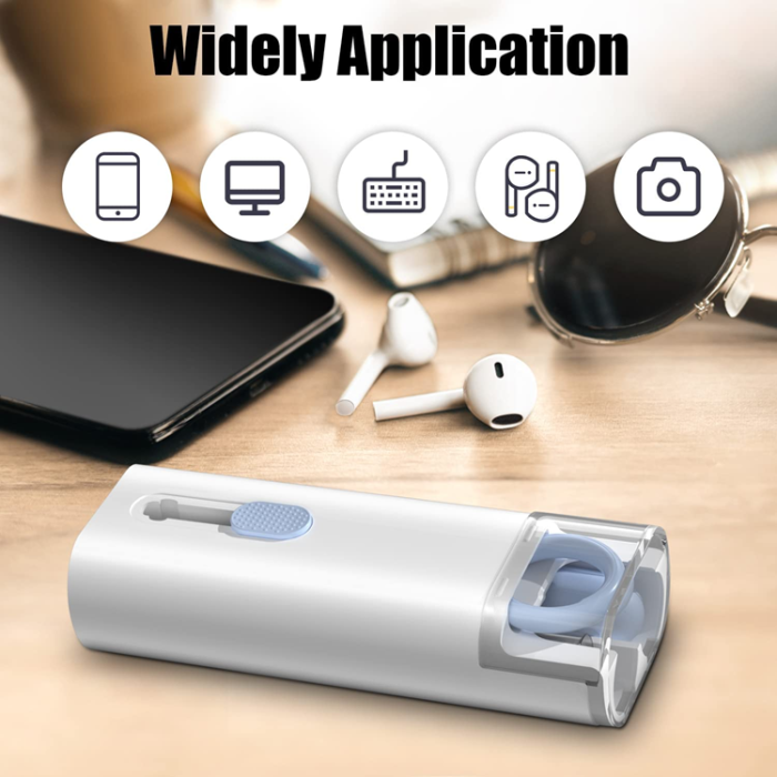 A-One Brand - 7in1 Airpods 1/2/3/Pro Electronic Cleaner Kit - Blå/Vit