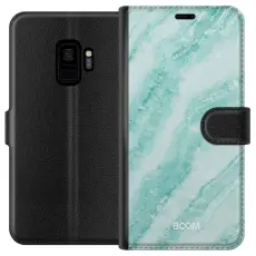 Gustaf - Pl&aring;nboksfodral till Samsung Galaxy S9 med Mint Marble