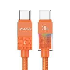 USAMS - USAMS USB-C till USB-C 240W Kabel 1.2m U93 - Orange