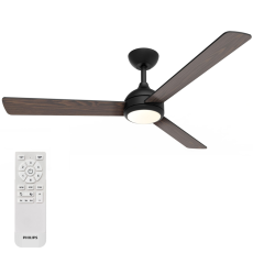 Philips - Philips Takfl&auml;ktlampa 1.32m Velyx - Svart/M&ouml;rk Wood
