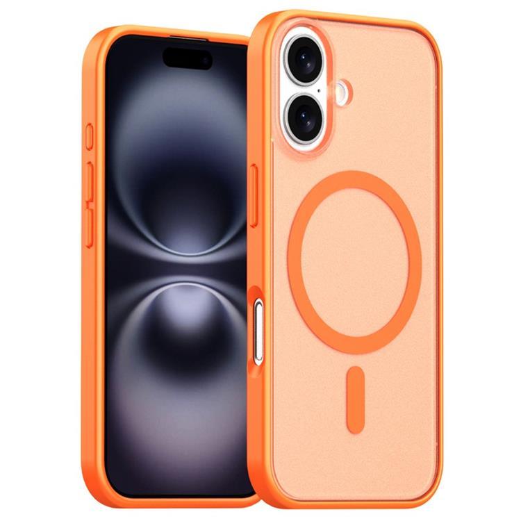 iPhone 17 Mobilskal MagSafe Skin Feel - Orange | 2353 | AlltMobil
