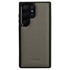 Melkco - MELKCO Mobilskal till Samsung Galaxy S23 Ultra &Auml;kta L&auml;der H&aring;rd PC Gr&aring;