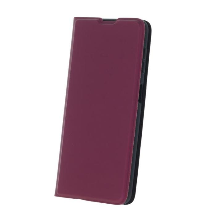 OEM - Xiaomi Redmi 13C/Poco C65 Plånboksfodral Smart Soft - Vinröd