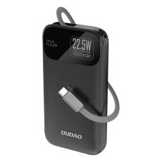 Dudao - Dudao Powerbank 10000 mAh 22.5W PD med Inbyggd Kabel K31 - Svart