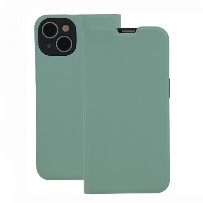 OEM - Xiaomi Redmi Note 13 5G Plånboksfodral Smart Soft - Ljusgrön