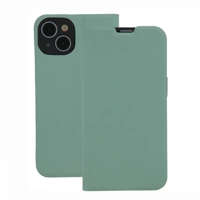 OEM - Xiaomi Redmi Note 13 5G Plånboksfodral Smart Soft - Ljusgrön
