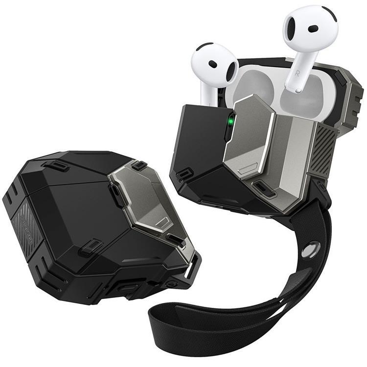 Tech-Protect Airpods 4 Skal Matrix - Svart | 2353 | AlltMobil