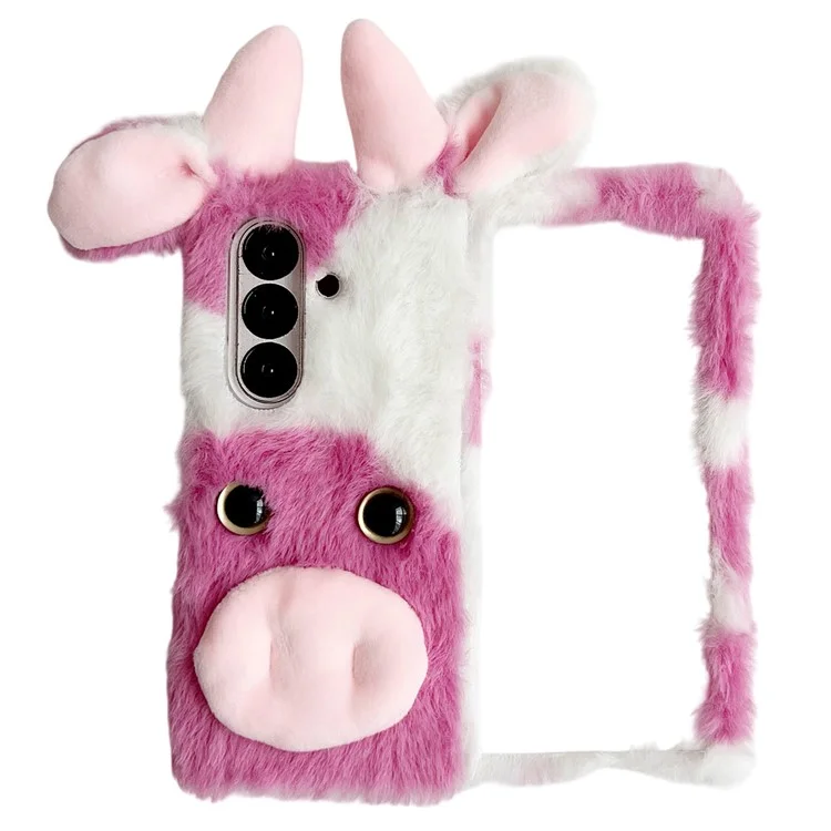 Galaxy Z Fold7 5G Mobilskal Plush Cow Hård PC - Rosa | 2353 | AlltMobil