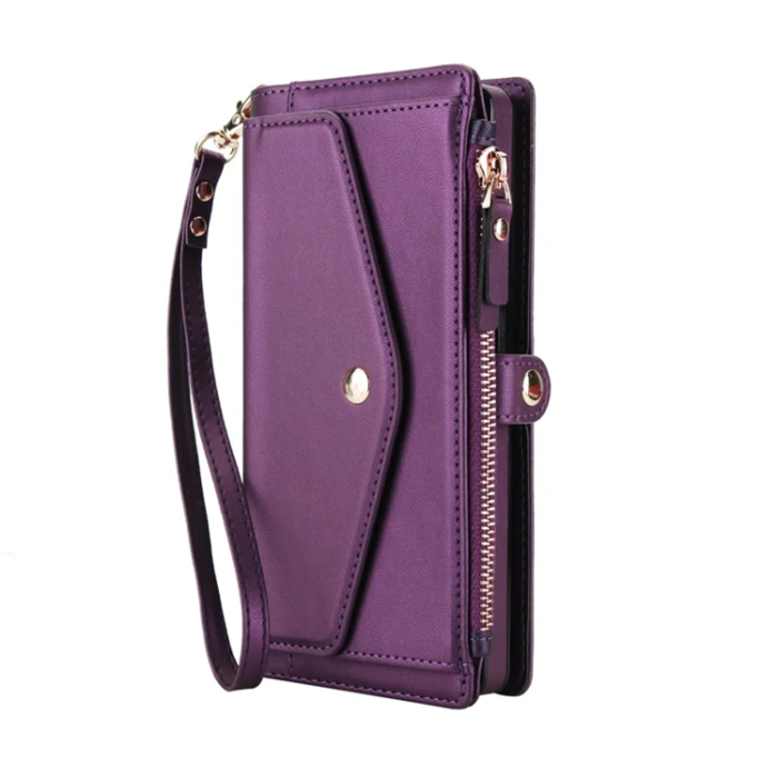 A-One Brand - Galaxy S25 Ultra Plånboksfodral MagSafe Detachable - Lila