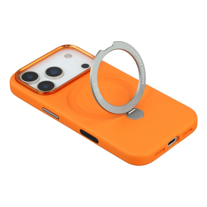 X-Level - X-LEVEL iPhone 17 Pro Mobilskal MagSafe Kickstand - Orange