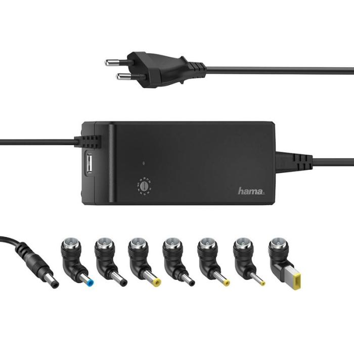 Hama - HAMA Nätdel Notebook Universal 100-240V 12-22V/90W 8x Adapter