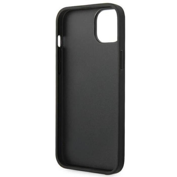 UTGATT1 - Karl Lagerfeld iPhone 14 Skal Monogram Stripe - Grön
