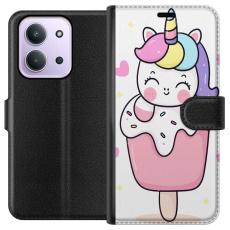 iSecrets - Plånboksfodral till Xiaomi Redmi 15C med Glad enhörning