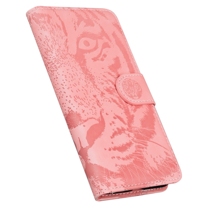 OEM - Sony Xperia 1 VII Plånboksfodral Tiger Print - Rosa