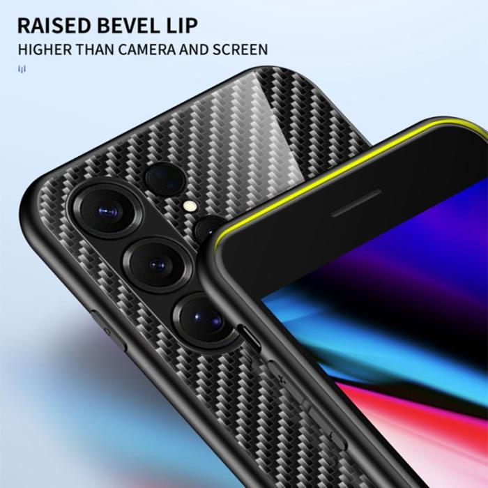 OEM - Mobilskal för Samsung Galaxy S26 Ultra Tempererat glas Stöttålig - Blå Fiber