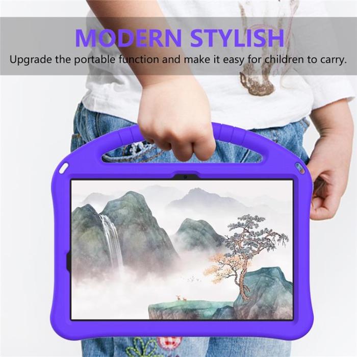 A-One Brand - Galaxy Tab S10 FE Plus Skal Kickstand Shockproof - Lila