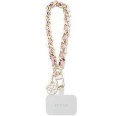 Guess - Guess Universal Mobilrem Saffiano Chain Charm - Rosa