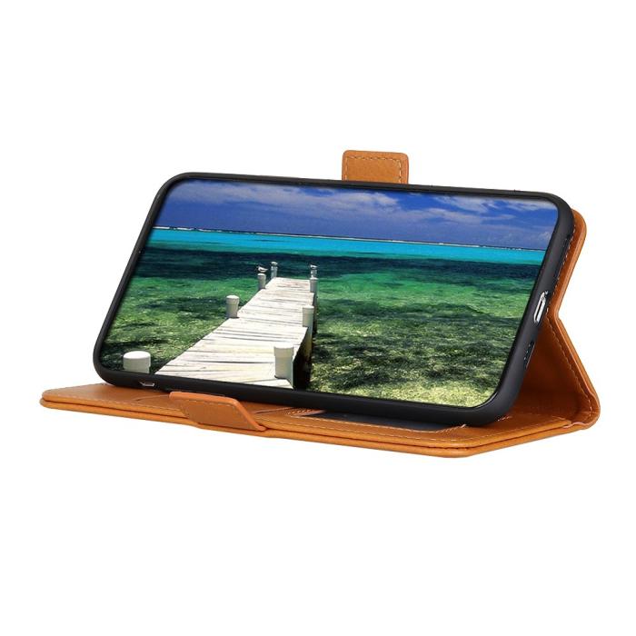 A-One Brand - Flip Folio Plånboksfodral Oneplus Nord 2 5G - Brun