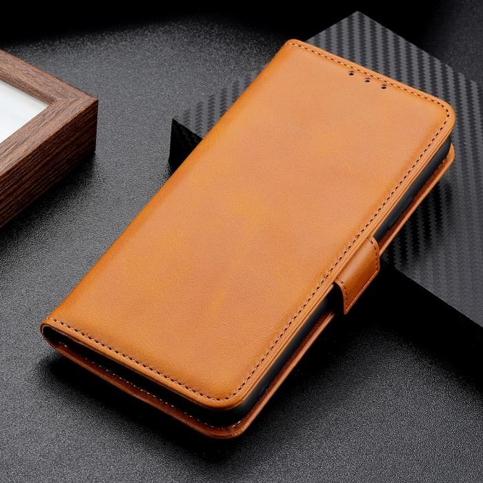 A-One Brand - Flip Folio Plånboksfodral Oneplus Nord 2 5G - Brun