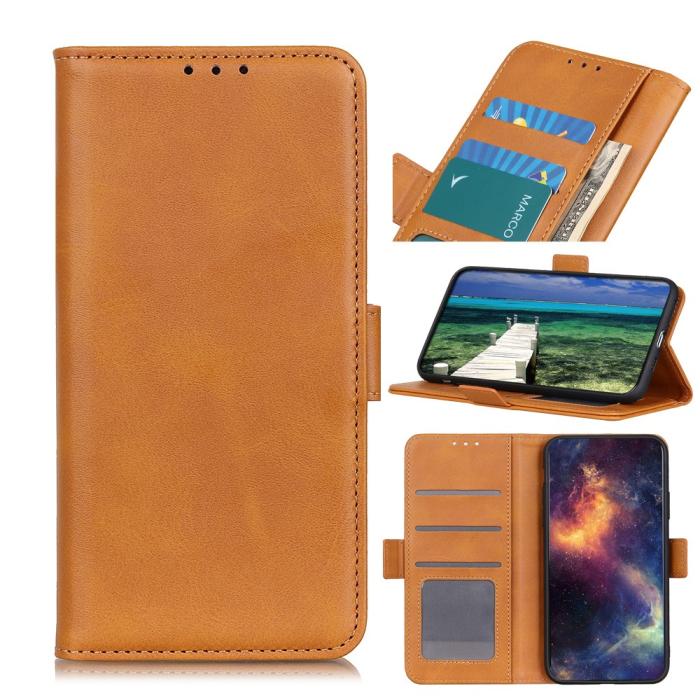 A-One Brand - Flip Folio Plånboksfodral Oneplus Nord 2 5G - Brun