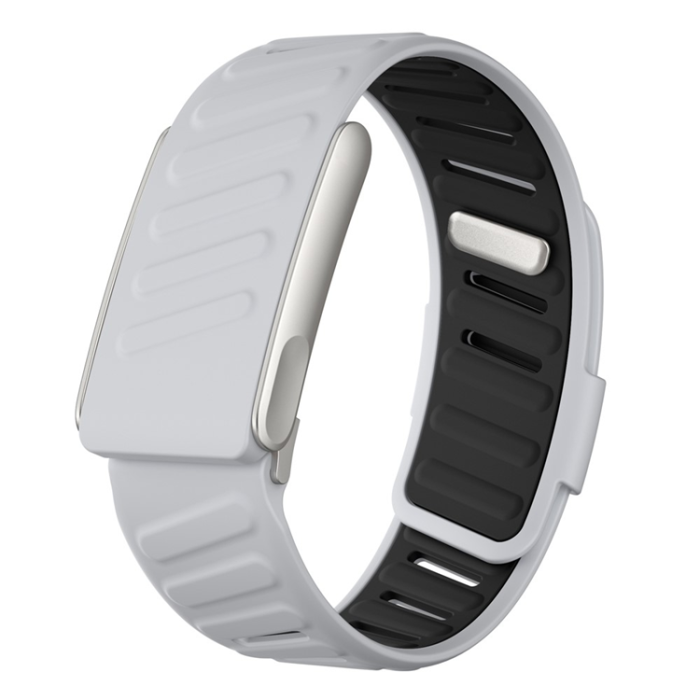 A-One Brand - Whoop Life Armband Silikon - Ljusgrå/Svart