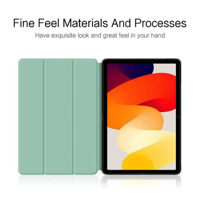 Taltech - Xiaomi Redmi Pad SE Fodral med stativ - Grön