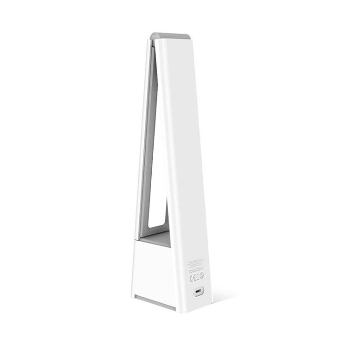 Forever Light - Forever Light Skrivbords LED-lampa Vikbar ANDERS 5W PURE - Grå/Vit