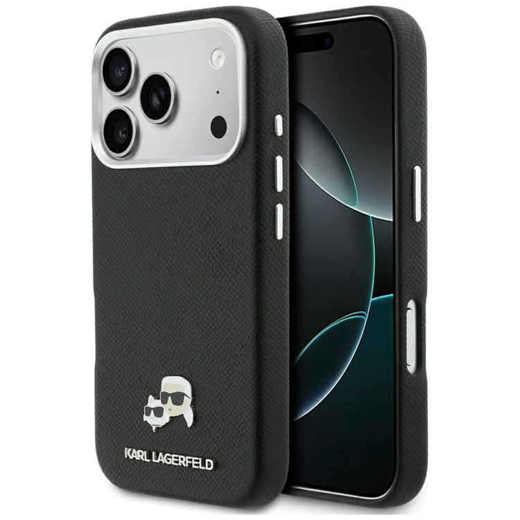 Karl Lagerfeld Mobilskal För iPhone 17 Pro Max MagSafe Karl Head Logo - Rosa | 2353 | AlltMobil