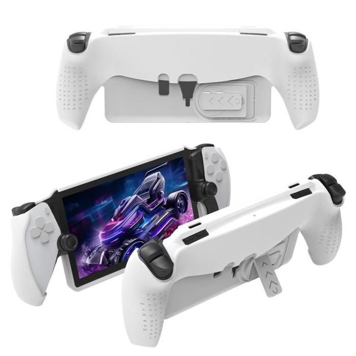 JYS - JYS PS5 Portal Skal TPU JYS-P5183 Kickstand - Vit
