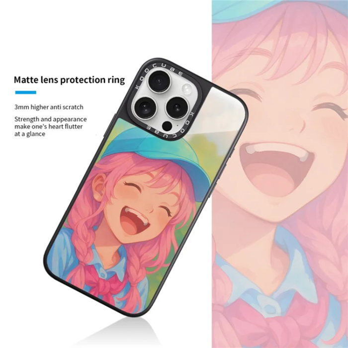 A-One Brand - iPhone 14 Pro Max Mobilskal MagSafe Aluminium Silikon