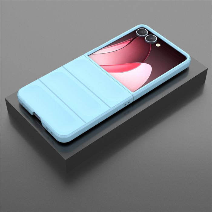 A-One Brand - Galaxy Z Flip 7 Mobilskal Anti-Drop TPU Rugged - Babyblå