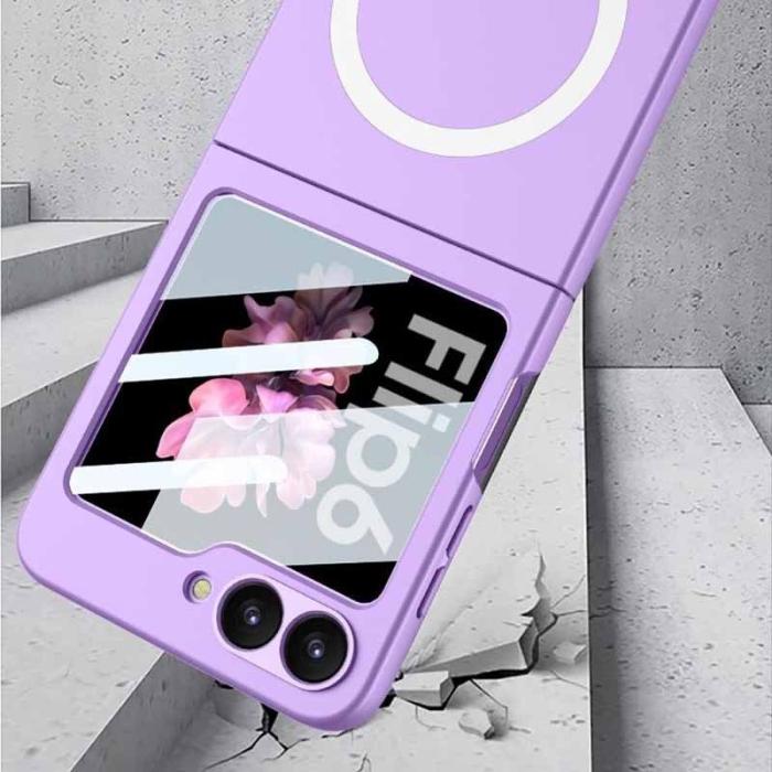 GKK - GKK Samsung Galaxy Z Flip7 FE Fodral PC med Skärmskydd - Svart