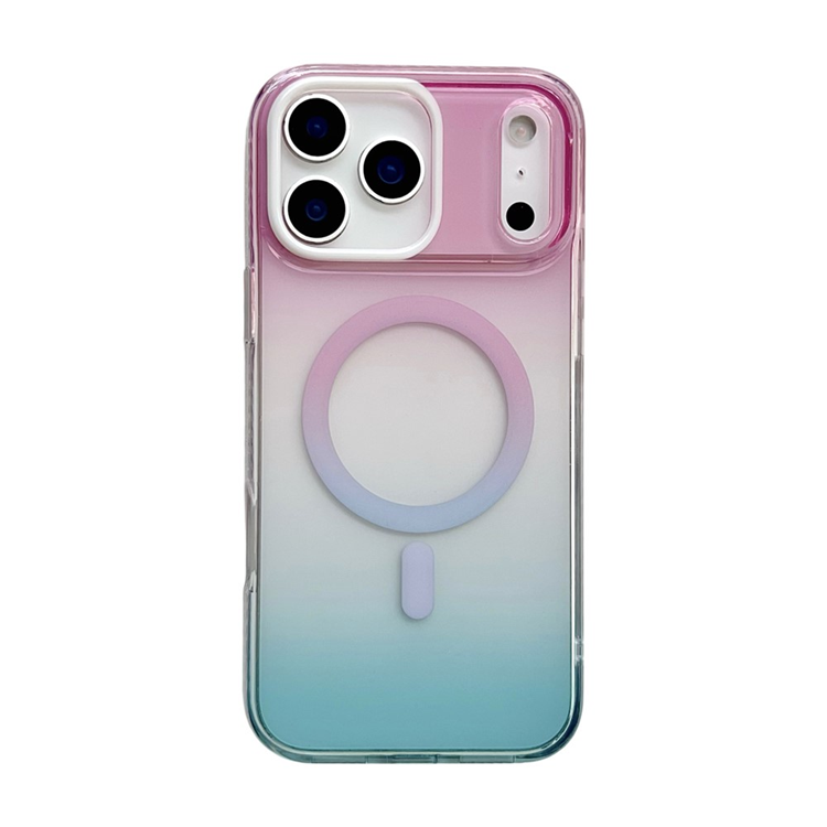 iPhone 17 Pro Mobilskal MagSafe IMD 4-Color Geometric Gradient (Style A) | 2353 | AlltMobil