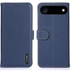 KHAZNEH - KHAZNEH iPhone Air Pl&aring;nboksfodral &Auml;kta l&auml;der - Bl&aring;