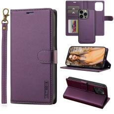 LC.imeeke - LC.IMEEKE L2 Series iPhone 14 Pro Max Pl&aring;nboksfodral Konstl&auml;der - Lila