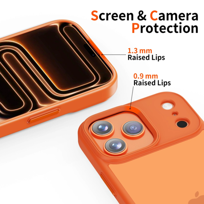 Tech-Protect - Tech-Protect iPhone 17 Pro Mobilskal Matte - Cosmic Orange