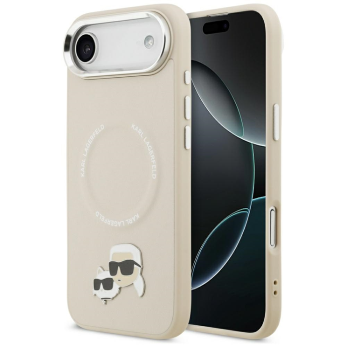 KARL LAGERFELD - Karl Lagerfeld iPhone Air Mobilskal MagSafe Karl Och Choupette Pins