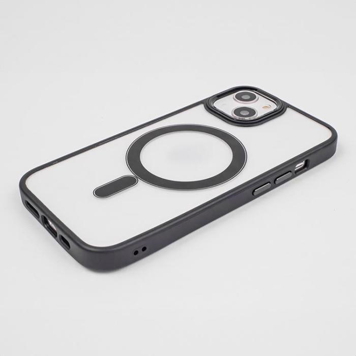 OEM - iPhone 16 Mobilskal MagSafe Satin Clear - Svart