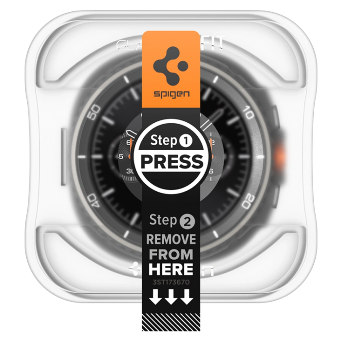 Spigen - [2-Pack] Spigen Galaxy Watch 8 Classic (46mm) Härdat Glas Skärmskydd