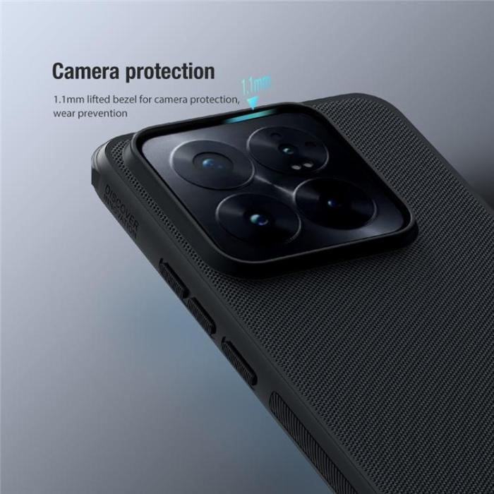 Nillkin - Nillkin Xiaomi 14 Pro Mobilskal Super Frosted Shield Pro - Svart