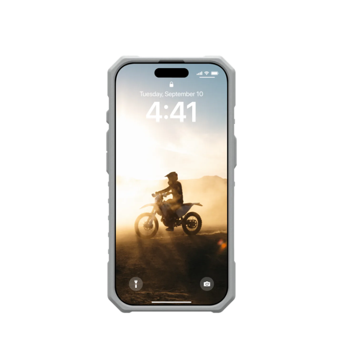 UAG - UAG iPhone 16 Pro Mobilskal MagSafe Pathfinder Clear Snodd - Grön