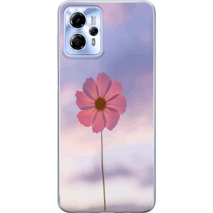 iSecrets - Mobilskal till Motorola Moto G13 med Rosa blomma