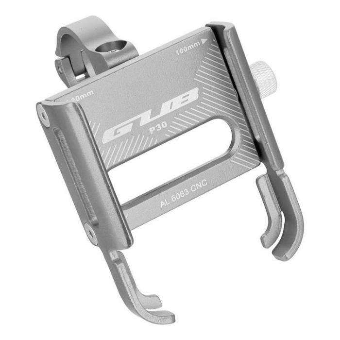 Gub - GUB Cykelhållare För Mobil P30 Aluminium - Silver