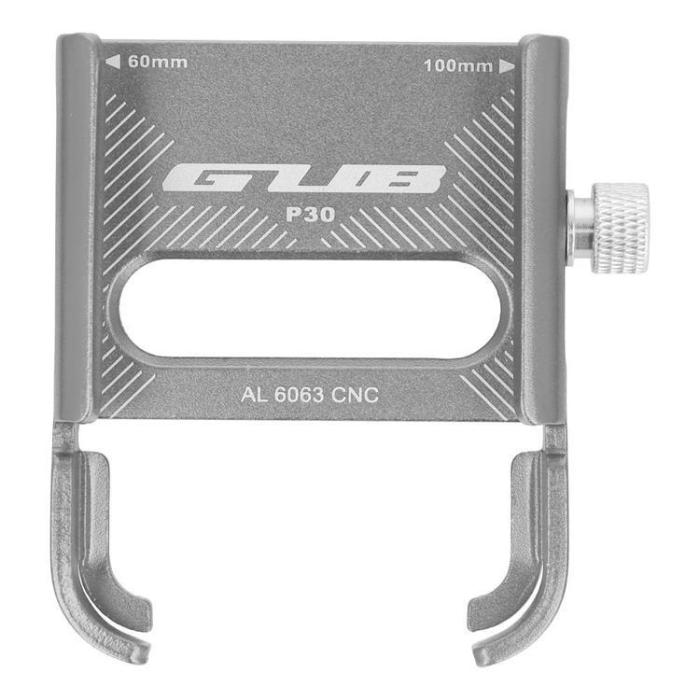 Gub - GUB Cykelhållare För Mobil P30 Aluminium - Silver
