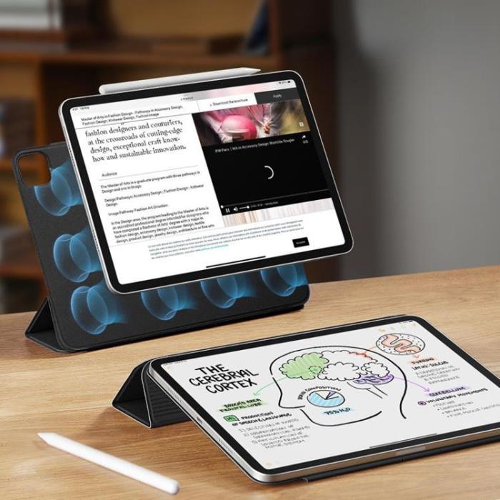 UTGATT - ESR iPad Pro 13 (2024) Fodral Rebound Magnetic - Svart